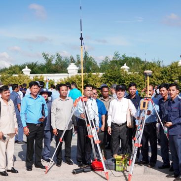 វគ្គបណ្តុះបណ្តាលស្តីពីការប្រើប្រាស់ឧបករណ៍វាស់វែងទំនើបដោយផ្កាយរណប GNSS Receiver